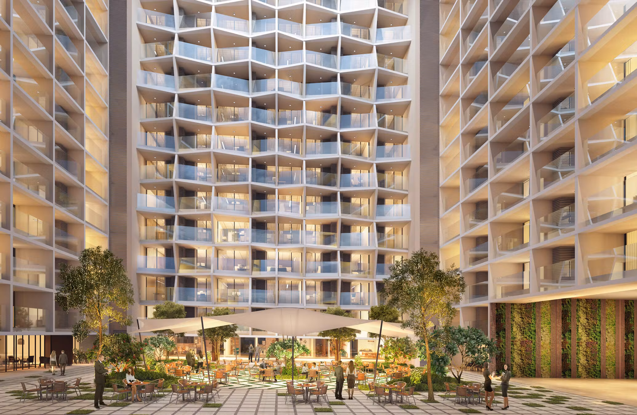 Bramha Business Park Night View